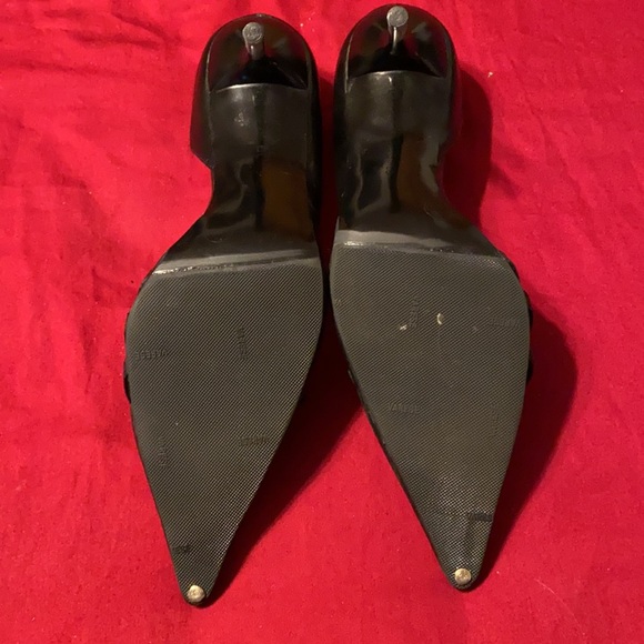 BCBGirls black, strappy 90s pumps. - Picture 6 of 7